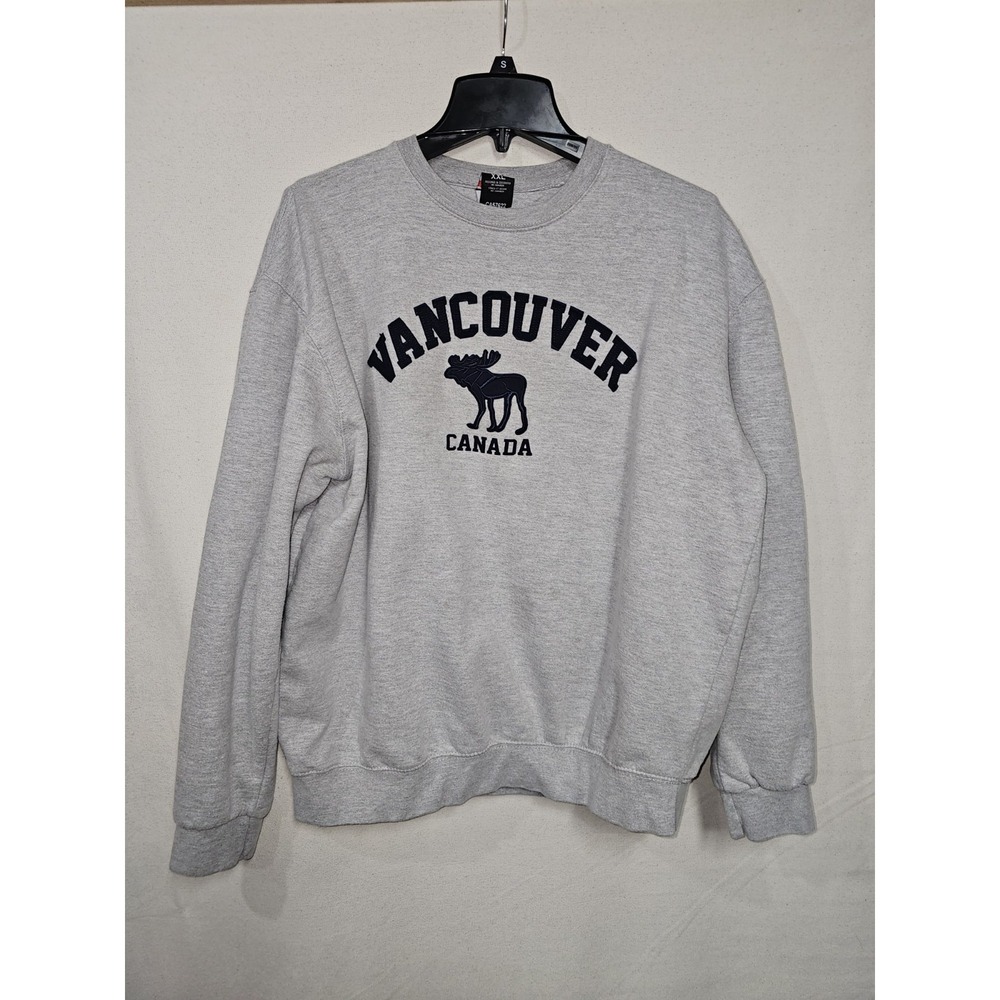 Vancouver Canada  By Riverwear  Unisex Crew Neck Pull Over XXL